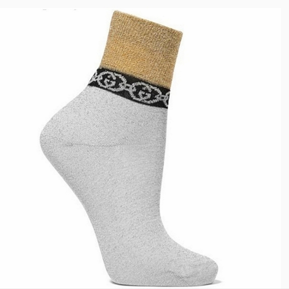 Gucci Metallic Gucci Socks